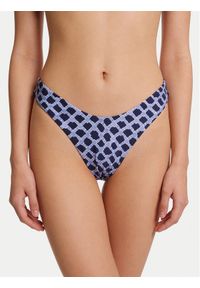 Seafolly Dół od bikini Marseille 40707-301 Granatowy. Kolor: niebieski. Materiał: syntetyk #1