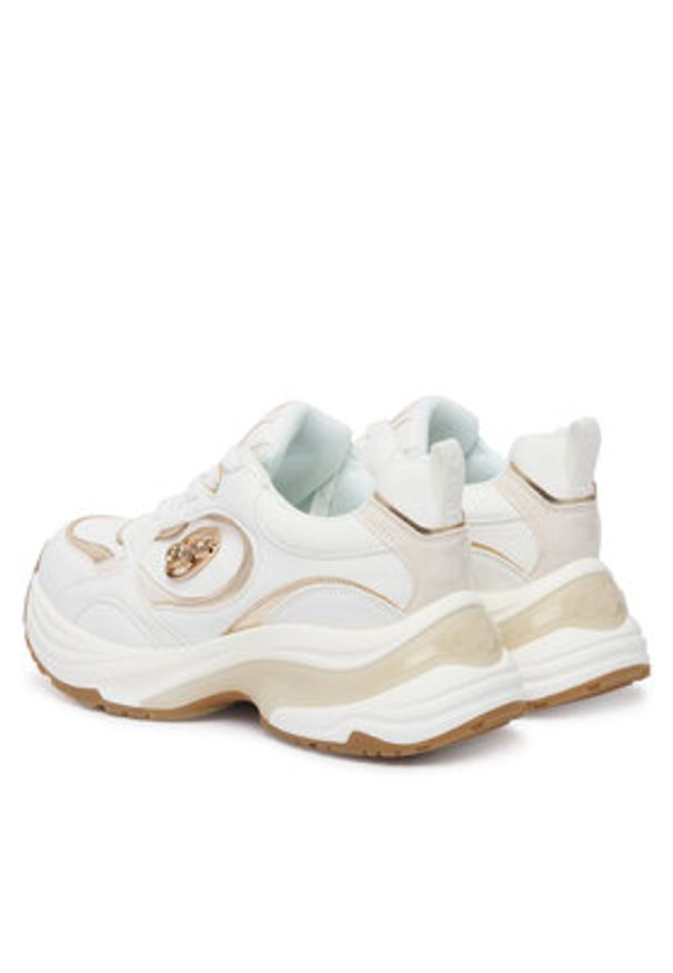 Buffalo Sneakersy Senta One 1636710 Biały. Kolor: biały. Materiał: skóra