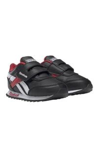 Buty do chodzenia niemowlęce Reebok Royal CL Jogger. Zapięcie: rzepy. Kolor: czerwony, wielokolorowy, czarny, brązowy. Materiał: materiał, skóra, syntetyk. Szerokość cholewki: normalna. Model: Reebok Royal. Sport: turystyka piesza