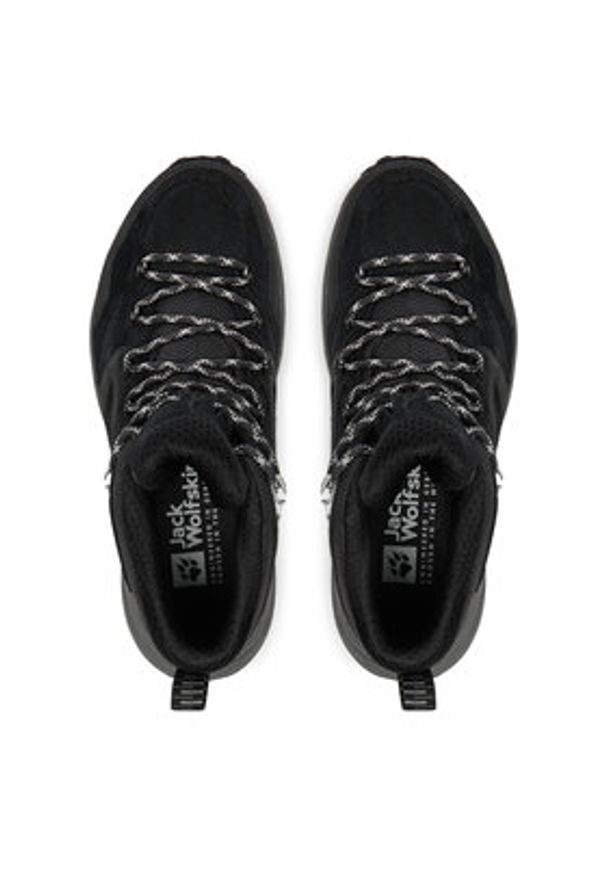 Jack Wolfskin Trekkingi Vojo Tour Lt Texapore Mid W A62073 Szary. Kolor: szary. Materiał: nubuk, skóra