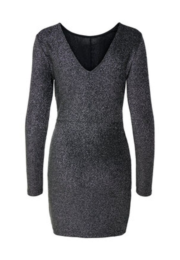only - ONLY Sukienka koktajlowa Rich 15360278 Szary Regular Fit. Kolor: szary. Materiał: syntetyk. Styl: wizytowy