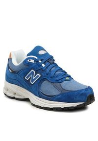 New Balance Sneakersy M2002REA Niebieski. Kolor: niebieski. Materiał: skóra, zamsz #4