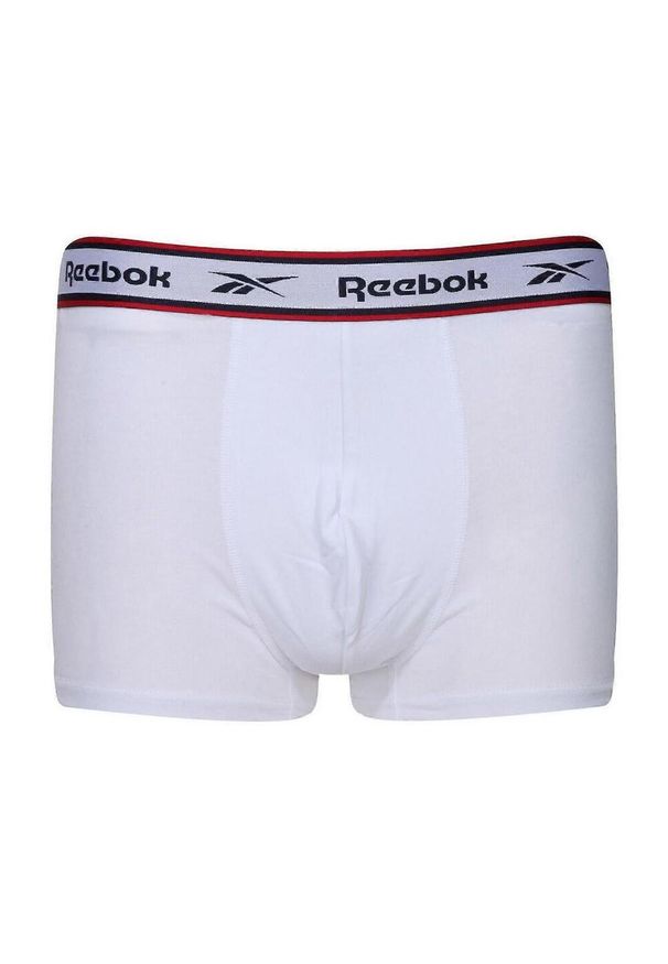 Reebok - Męskie Kąpielówki Barlow (zestaw 3 Sztuk). Kolor: czarny, brązowy, niebieski, wielokolorowy. Styl: sportowy
