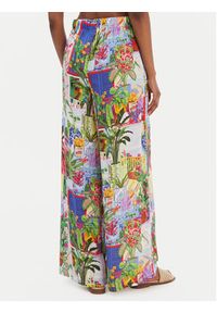 Seafolly Spodnie materiałowe La Boca 55599-PA Kolorowy Wide Leg. Materiał: wiskoza. Wzór: kolorowy #4