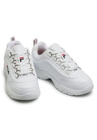Fila Sneakersy Strada Low Kids 1010781.1FG Biały. Kolor: biały. Materiał: skóra #5