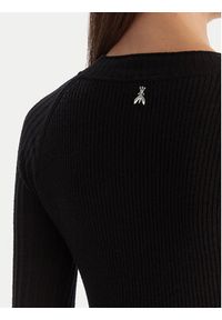 Patrizia Pepe Sweter 2K0337/K7S0-K103 Czarny Slim Fit. Kolor: czarny. Materiał: wiskoza #4