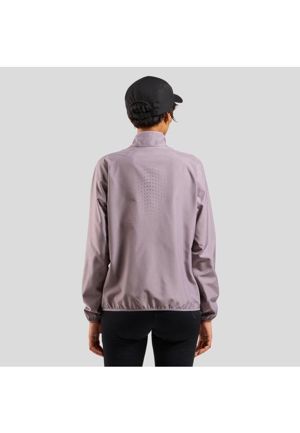 Odlo - Kurtka techniczna damska ODLO Essential Light Jacket. Kolor: szary. Materiał: materiał. Sport: bieganie