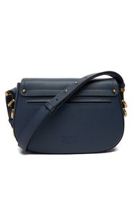 Pinko - PINKO Torebka Saddle Mini PE PLTT 103831 A1ZX Niebieski. Kolor: niebieski. Materiał: skórzane