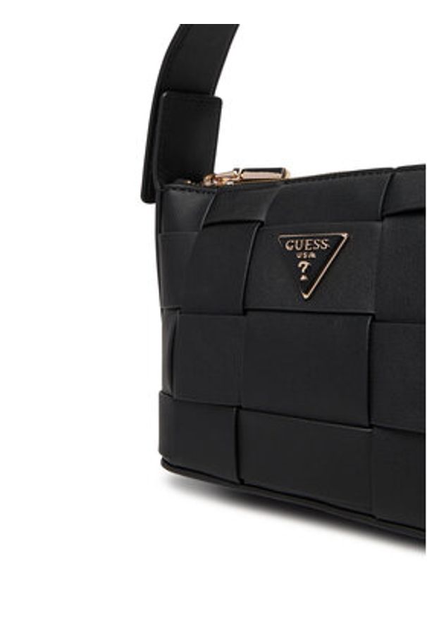 Guess Torebka Maylee Mini HWWG96 61720 Czarny. Kolor: czarny. Materiał: skórzane