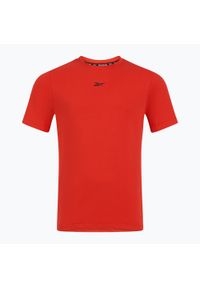 Reebok Fitness - Koszulka Reebok Atlethe Tee. Kolor: czerwony. Sport: fitness #1