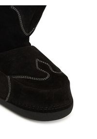 Inuikii Śniegowce Cowboy Emboidery 1002.024.0031 Czarny. Kolor: czarny. Materiał: zamsz, skóra #3