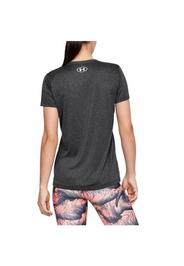 Koszulka treningowa damska Under Armour Tech Solid. Kolor: szary. Materiał: poliester