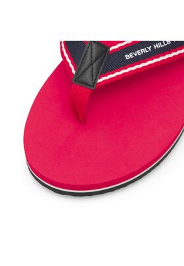 Beverly Hills Polo Club Japonki M-CA23316A Czerwony. Kolor: czerwony. Materiał: materiał
