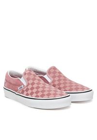 Vans Tenisówki Classic Slip-On VN000D6YCL21 Różowy. Zapięcie: bez zapięcia. Kolor: różowy. Materiał: skóra, zamsz #6