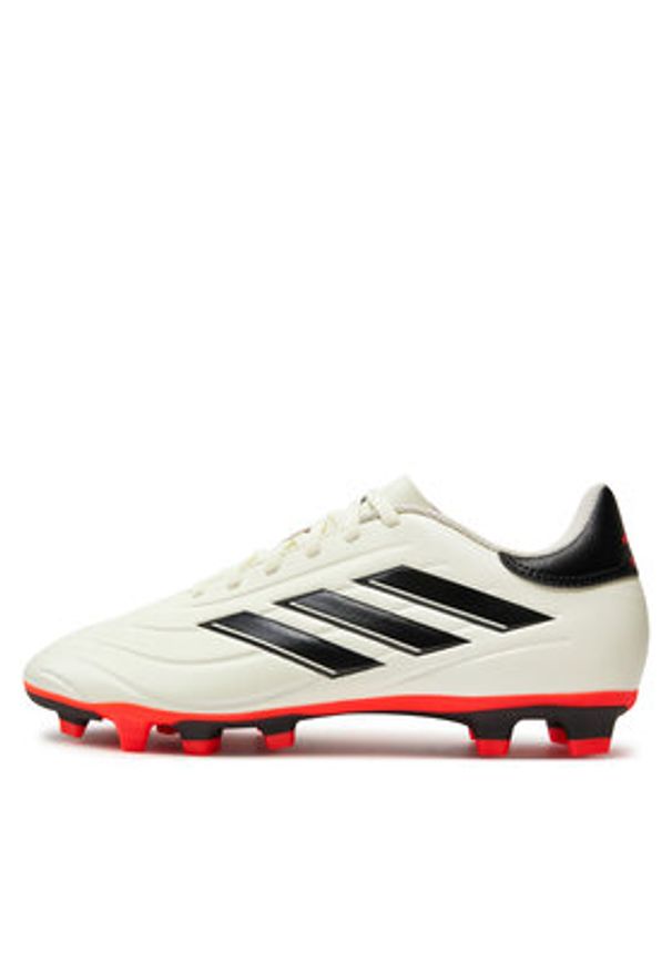Adidas - adidas Buty do piłki nożnej Copa Pure II Club Flexible Ground Boots IG1099 Beżowy. Kolor: beżowy. Materiał: skóra