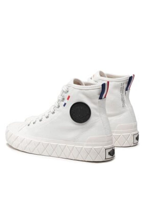 Palladium Trampki Ace Cvs Mid U 77015-116-M Biały. Kolor: biały. Materiał: materiał