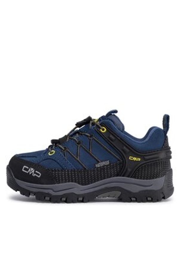 CMP Trekkingi Kids Rigel Low Trekking Shoes Wp 3Q13244 Granatowy. Kolor: niebieski. Materiał: zamsz, skóra. Sport: turystyka piesza