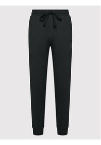 Emporio Armani Underwear Spodnie dresowe 111690 2R566 00020 Czarny Regular Fit. Kolor: czarny. Materiał: dresówka, syntetyk