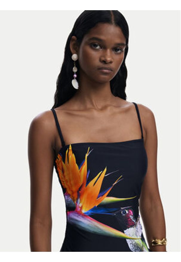 Desigual Strój kąpielowy Colibri 25SWMK10 Czarny. Kolor: czarny. Materiał: syntetyk