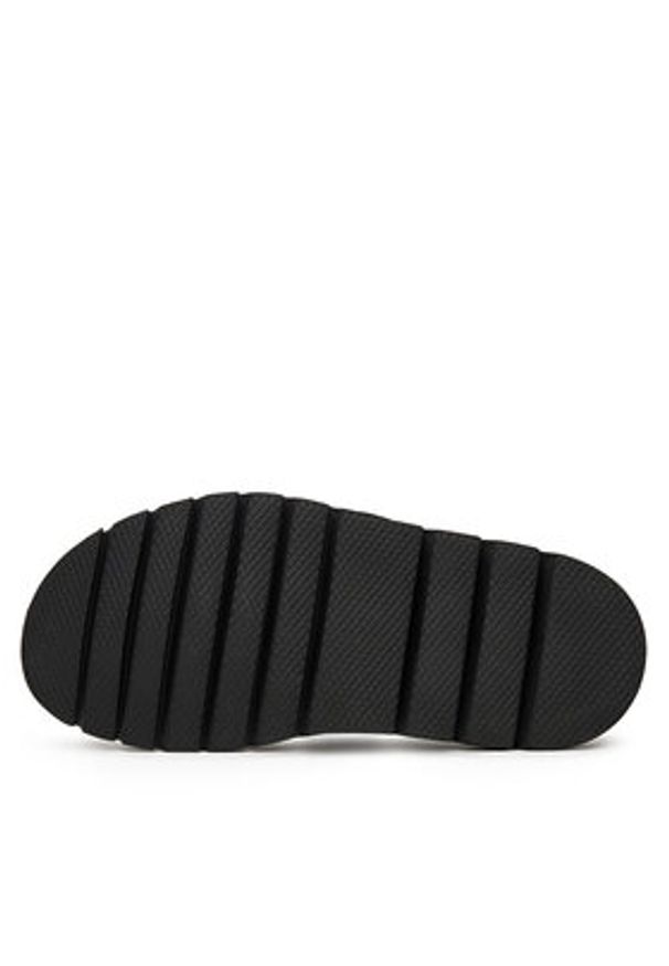 Eva Minge Sandały SNOWDROP-I75-563 Czarny. Kolor: czarny. Materiał: skóra