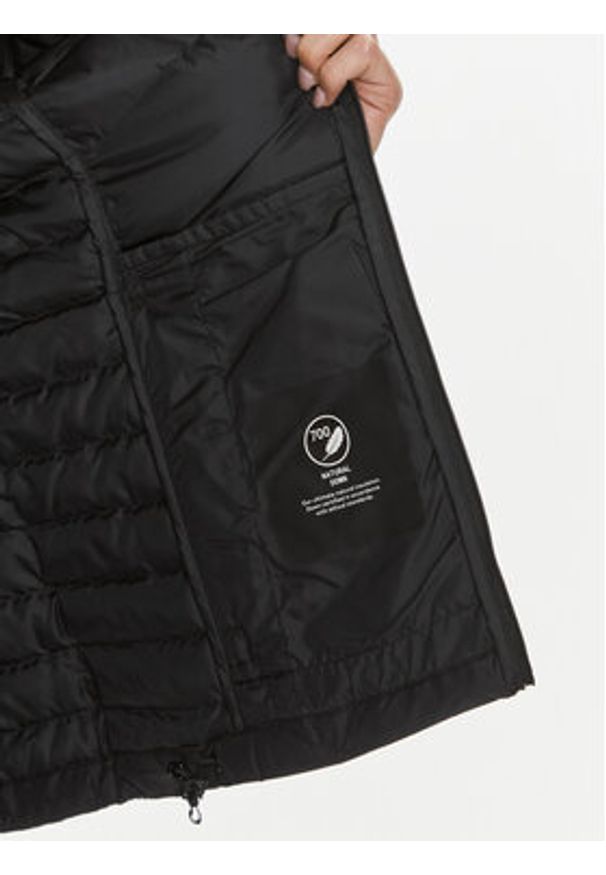 Jack Wolfskin Kurtka puchowa Tundra Down Hoody 1206642 Czarny Slim Fit. Kolor: czarny. Materiał: syntetyk, puch