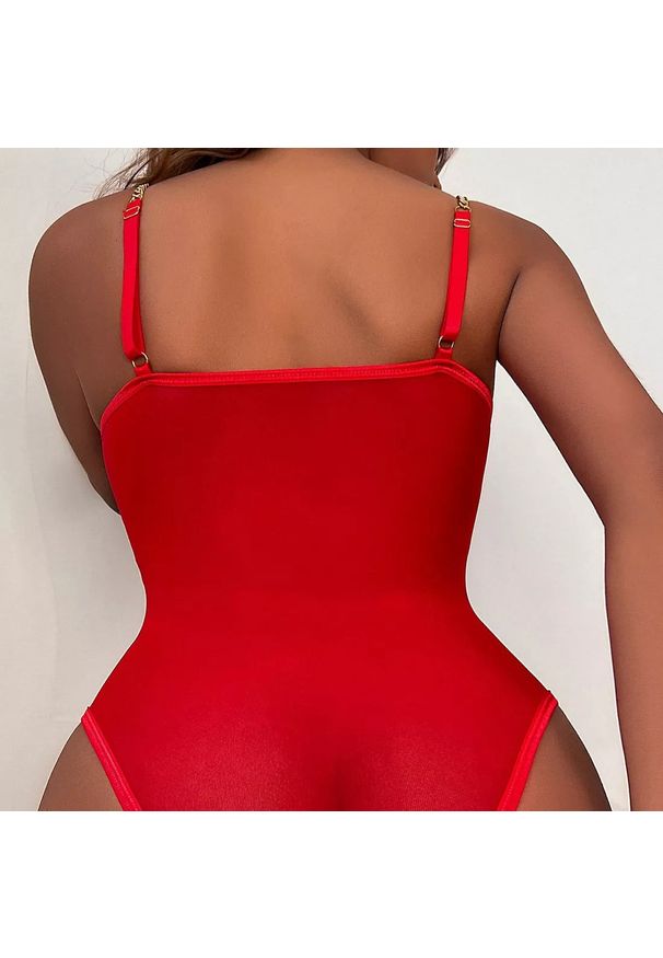 Intica - Body koronkowe damskie na specjalne okazje Jobina. Kolor: niebieski. Materiał: koronka