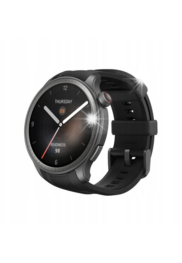 AMAZFIT - Smartwatch Amazfit Smartwatch Amazfit Balance 1,5 AMOLED GPS wodoodporny pulsoksymetr Czarny. Rodzaj zegarka: smartwatch. Kolor: czarny