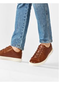 Clarks Sneakersy Un Costa Lace 261486907 Brązowy. Kolor: brązowy. Materiał: skóra