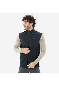 quechua - Kamizelka turystyczna męska polarowa Quechua MH500. Kolor: czarny. Materiał: polar. Sport: turystyka piesza #1