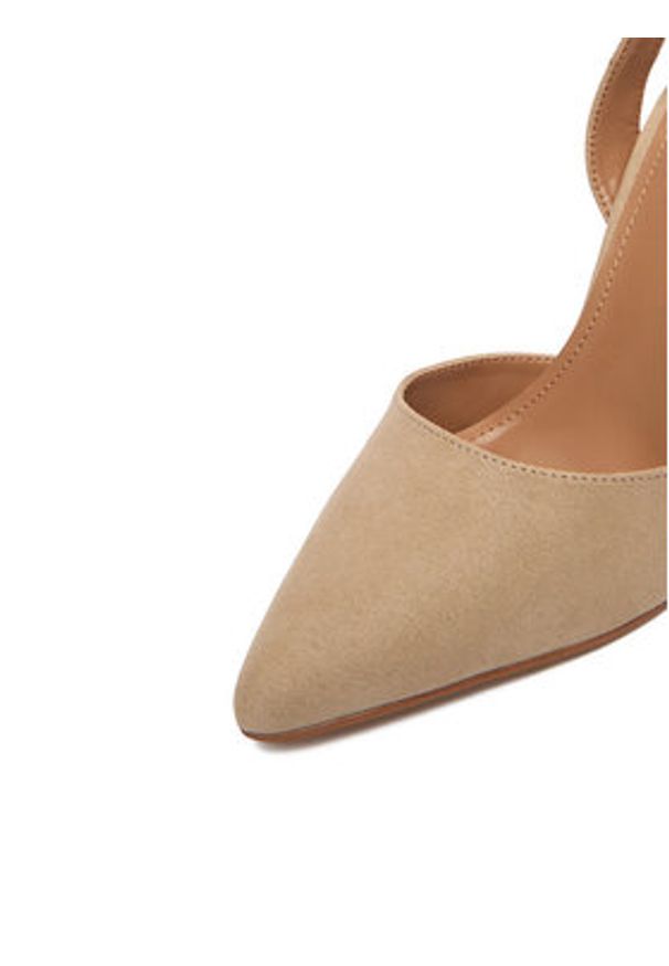 DeeZee Czółenka CEO-CD25-039-1 Beżowy. Kolor: beżowy. Materiał: materiał