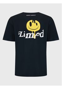 Night Addict T-Shirt MTS-NA149SMILEY Czarny Relaxed Fit. Kolor: czarny. Materiał: bawełna