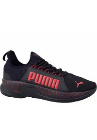 Buty do biegania męskie Puma Softride Slip. Zapięcie: sznurówki. Kolor: czarny. Materiał: materiał, syntetyk. Szerokość cholewki: normalna #1