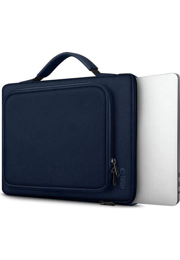 TECH-PROTECT - Torba Tech-Protect Basic Bag Laptop 13-14 Navy Blue. Styl: biznesowy, casual, elegancki
