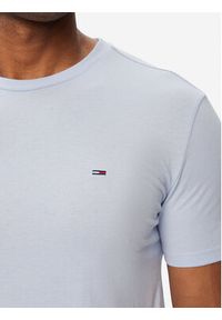 Tommy Jeans T-Shirt Jaspe DM0DM20363 Niebieski jasny Slim Fit. Kolor: niebieski. Materiał: bawełna #3