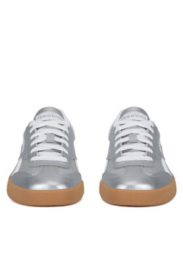 Reebok Sneakersy REEBOK SMASH EDGE 100216233 Srebrny. Kolor: srebrny. Materiał: skóra