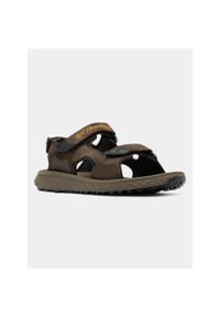 columbia - Sandały męskie Columbia KONOS HIKER 3-STRAP. Kolor: brązowy. Sezon: lato