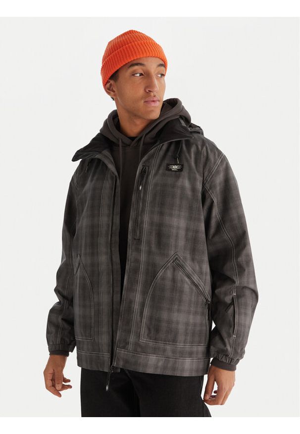 Quiksilver Kurtka przejściowa EQYTJ03489 Szary Regular Fit. Kolor: szary. Materiał: syntetyk