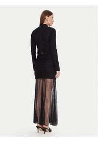 TwinSet - TWINSET Sukienka dzianinowa 252TT3262 Czarny Regular Fit. Kolor: czarny. Materiał: syntetyk #5