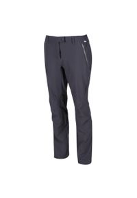 Regatta - Damskie spodnie turystyczne Highton Stretch szare. Kolor: szary. Materiał: materiał. Sezon: lato. Sport: turystyka piesza #1