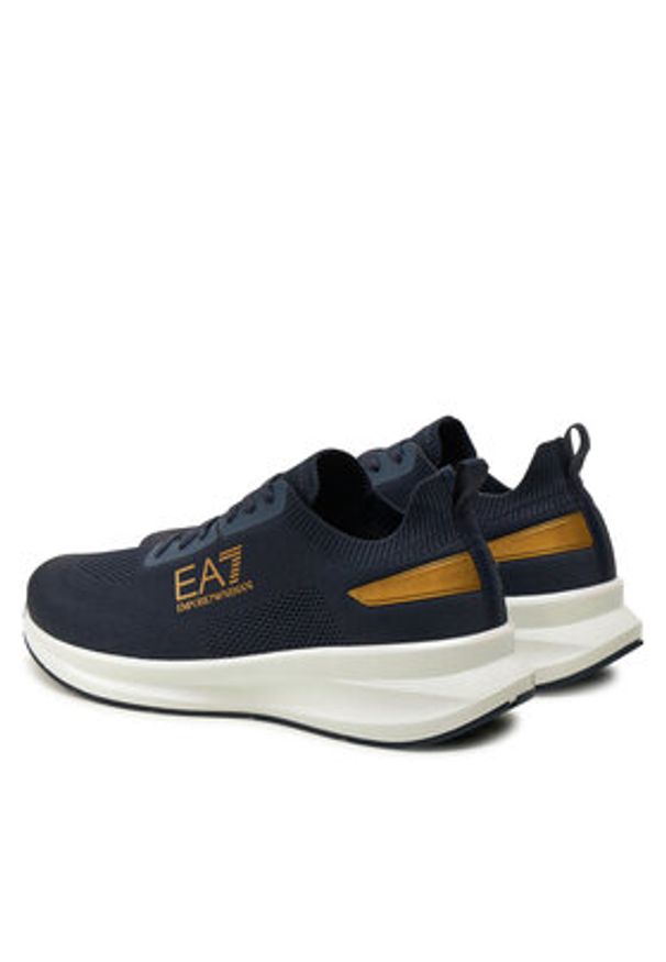 EA7 Emporio Armani Sneakersy X8X149 XK349 U009 Granatowy. Kolor: niebieski. Materiał: materiał