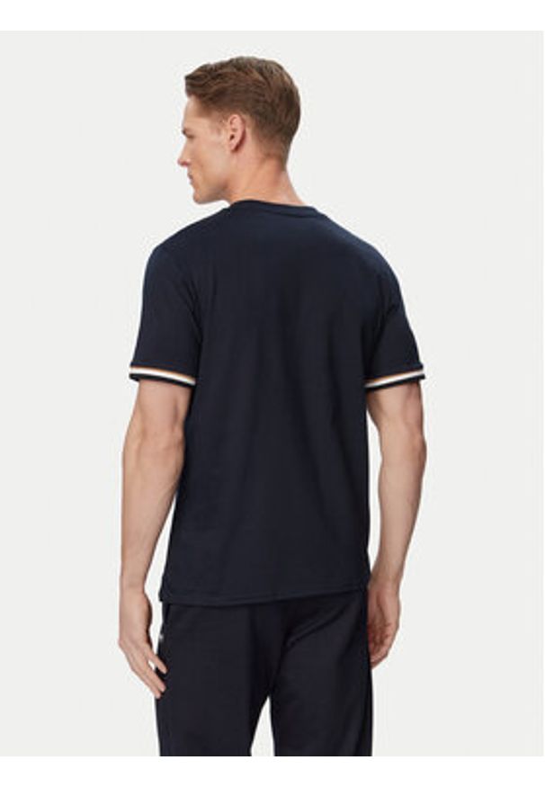 BOSS T-Shirt Iconic 50557198 Granatowy Regular Fit. Kolor: niebieski. Materiał: bawełna