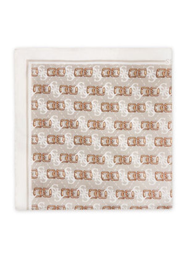 Guess Apaszka AW5454 SIL03 Beżowy. Kolor: beżowy. Materiał: jedwab