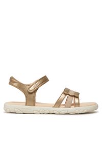 Geox Sandały J Sandal Haiti Girl J458ZD 0NFBC C2010 D Złoty. Kolor: złoty