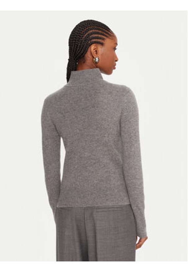 Marella Golf Fibra 2523366254 Szary Regular Fit. Typ kołnierza: golf. Kolor: szary. Materiał: wełna