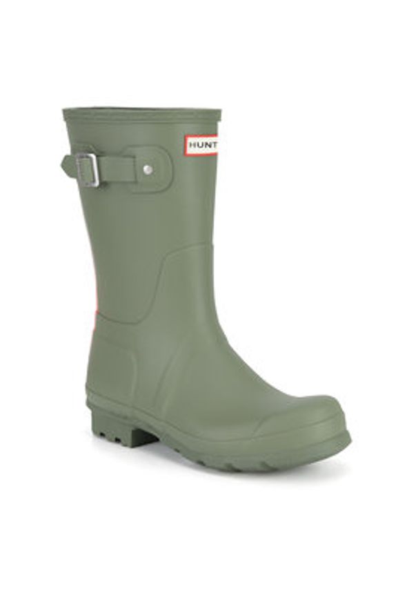 Hunter Kalosze MFS9353RMA-LIN-M Khaki. Kolor: brązowy. Materiał: kauczuk