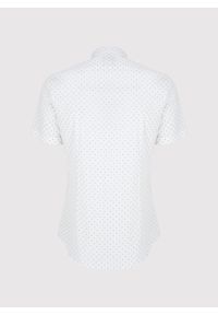 Pako Lorente - PAKO LORENTE - Koszula męska w błękitny mikrowzór. Kolor: niebieski. Materiał: bawełna, elastan. Długość rękawa: krótki rękaw. Długość: krótkie. Sezon: lato #3