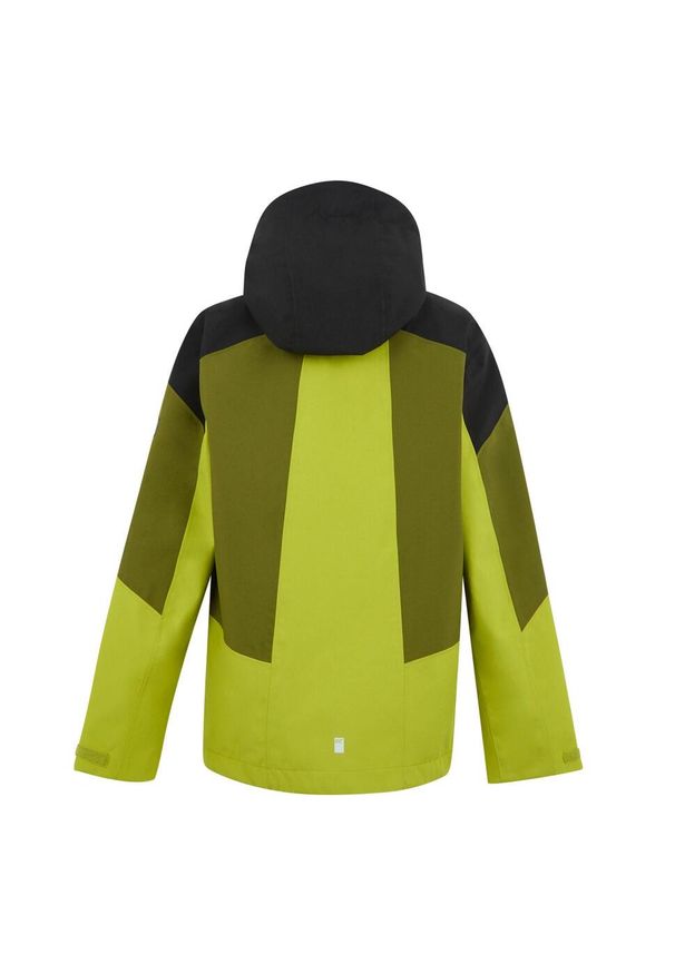 Regatta - Kurtka Dziecięca Wodoodporna Highton VI. Kolor: czarny, wielokolorowy, zielony