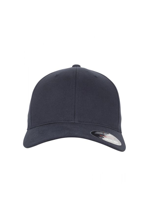 FLEXFIT - Czapka Flexfit bruhed twill. Kolor: niebieski. Styl: casual, elegancki
