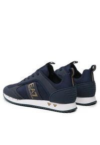 EA7 Emporio Armani Sneakersy X8X027 XK219 S854 Granatowy. Kolor: niebieski. Materiał: skóra #6