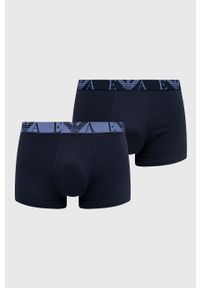 Emporio Armani Underwear bokserki 3-pack męskie kolor granatowy. Kolor: niebieski. Materiał: materiał #1